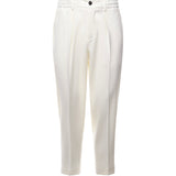 Pantaloni dominique DOMINIQUE REGULAR WETBIANCO BE ABLE 