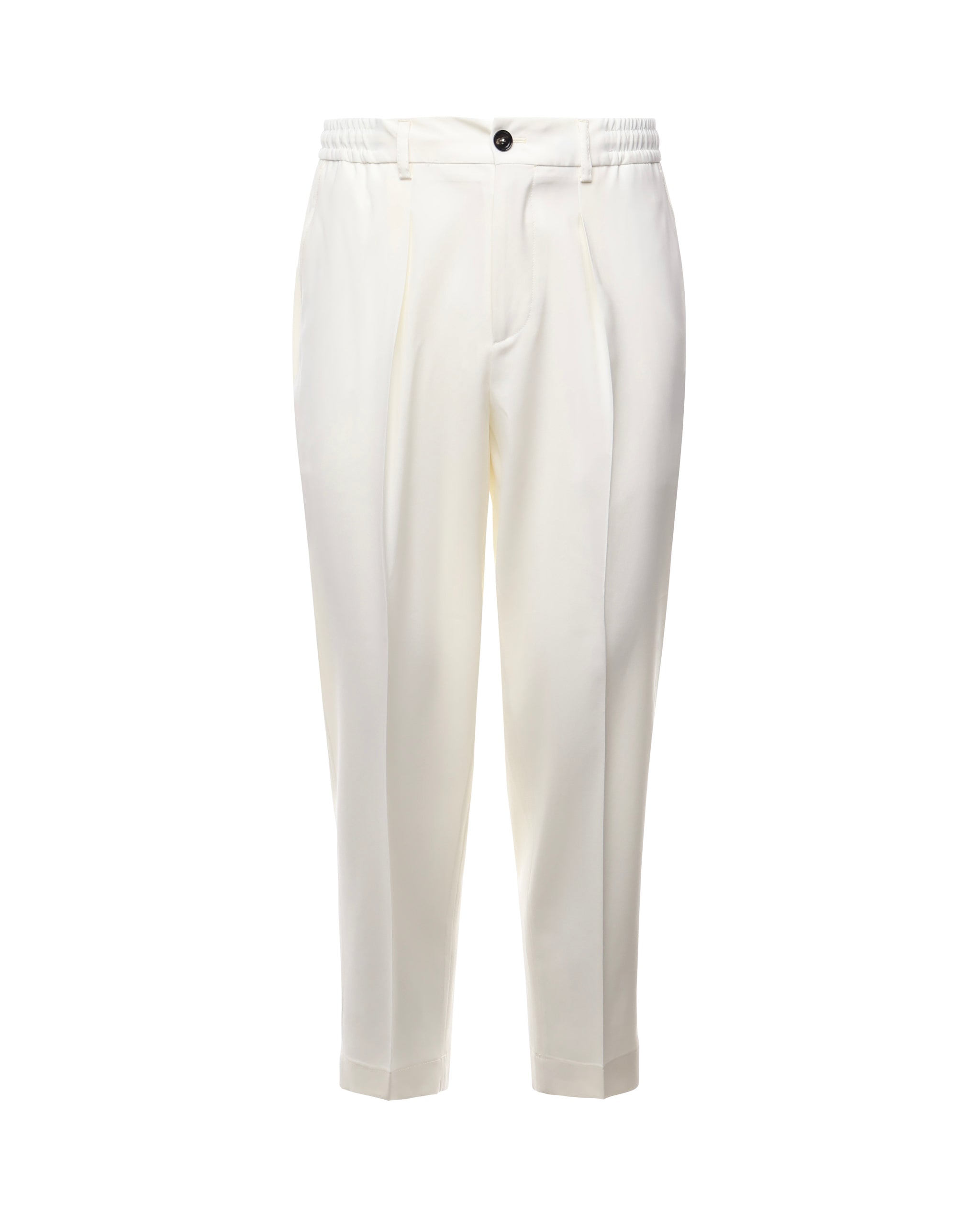 Pantaloni dominique DOMINIQUE REGULAR WETBIANCO BE ABLE 