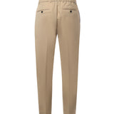 Pantaloni in gabardine di misto lana<BR/> RICCARDO CC REGULAR MTBEIGE BE ABLE 