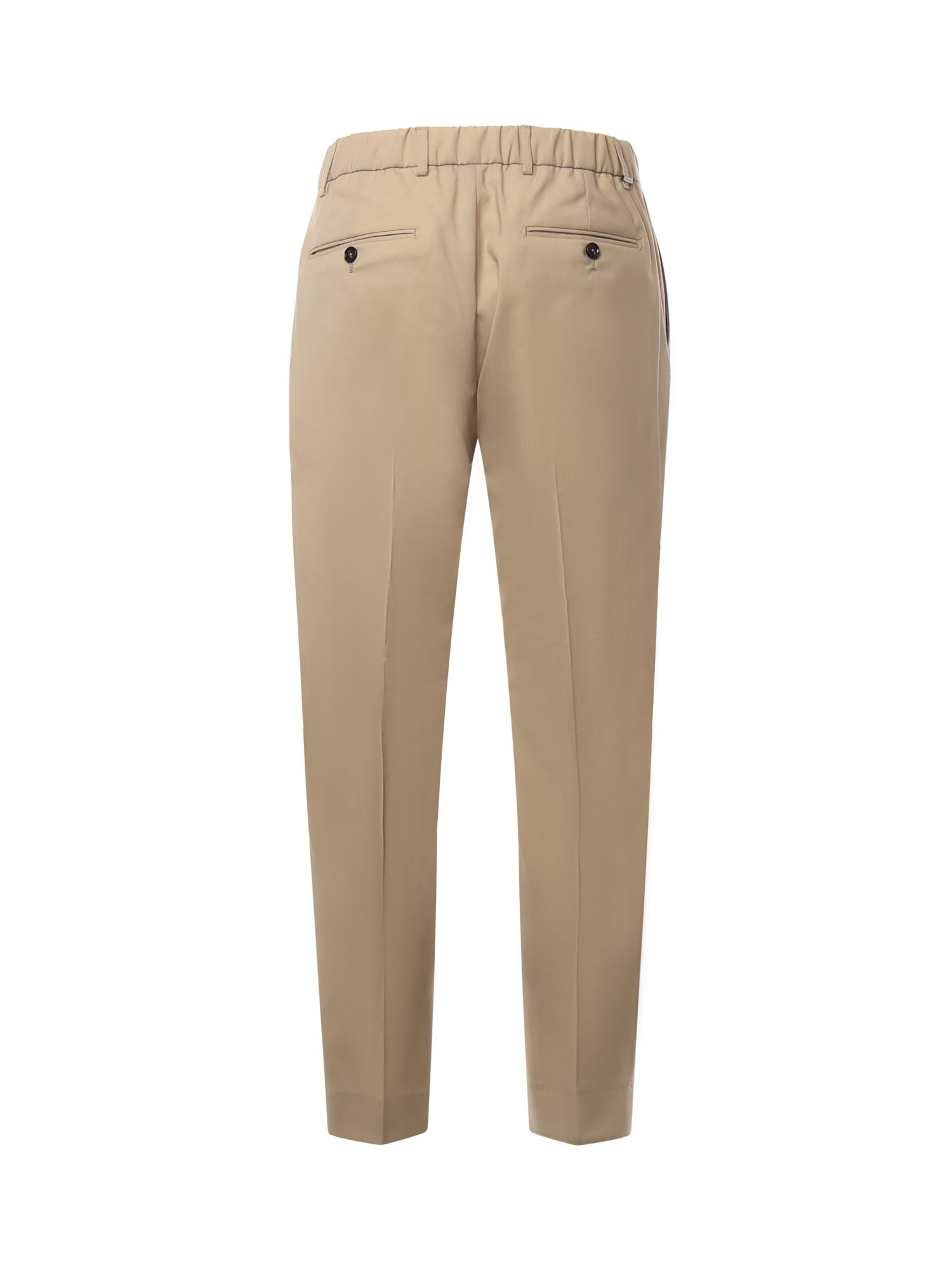 Pantaloni in gabardine di misto lana<BR/> RICCARDO CC REGULAR MTBEIGE BE ABLE 