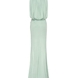 Abito lungo in jersey con drappeggio 2A578A N0400 BLUMARINE 