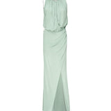 Abito lungo in jersey con drappeggio 2A578A N0400 BLUMARINE 