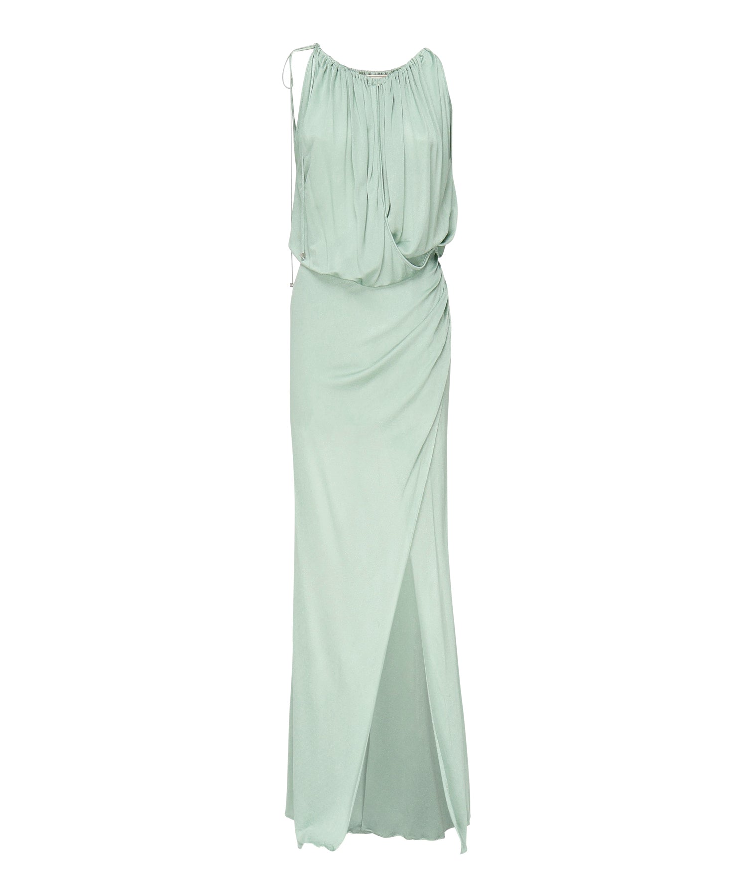 Abito lungo in jersey con drappeggio 2A578A N0400 BLUMARINE 