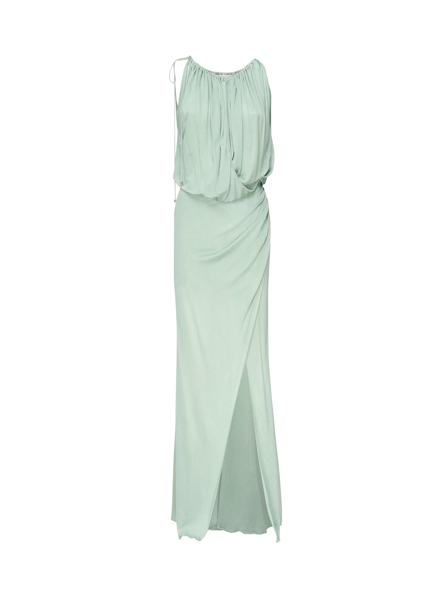 Abito lungo in jersey con drappeggio 2A578A N0400 BLUMARINE 