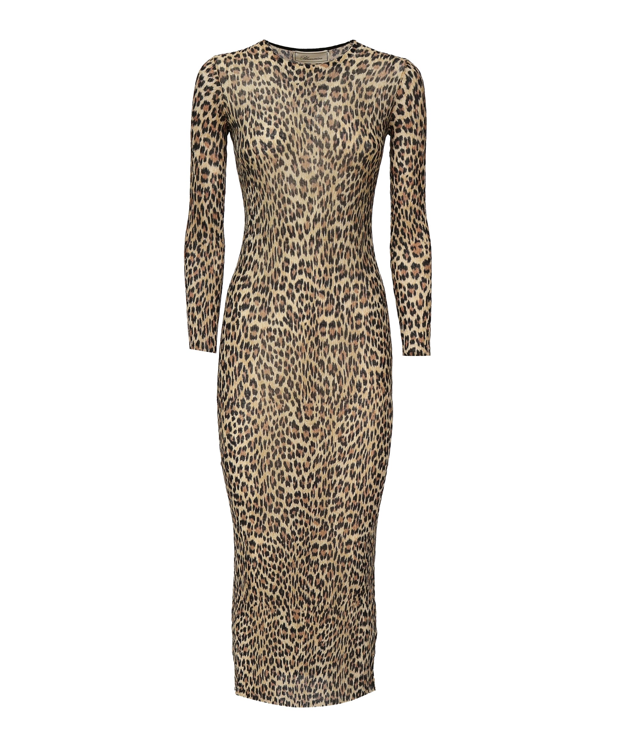 Abito midi con stampa leopard 2A582A M8159 BLUMARINE 