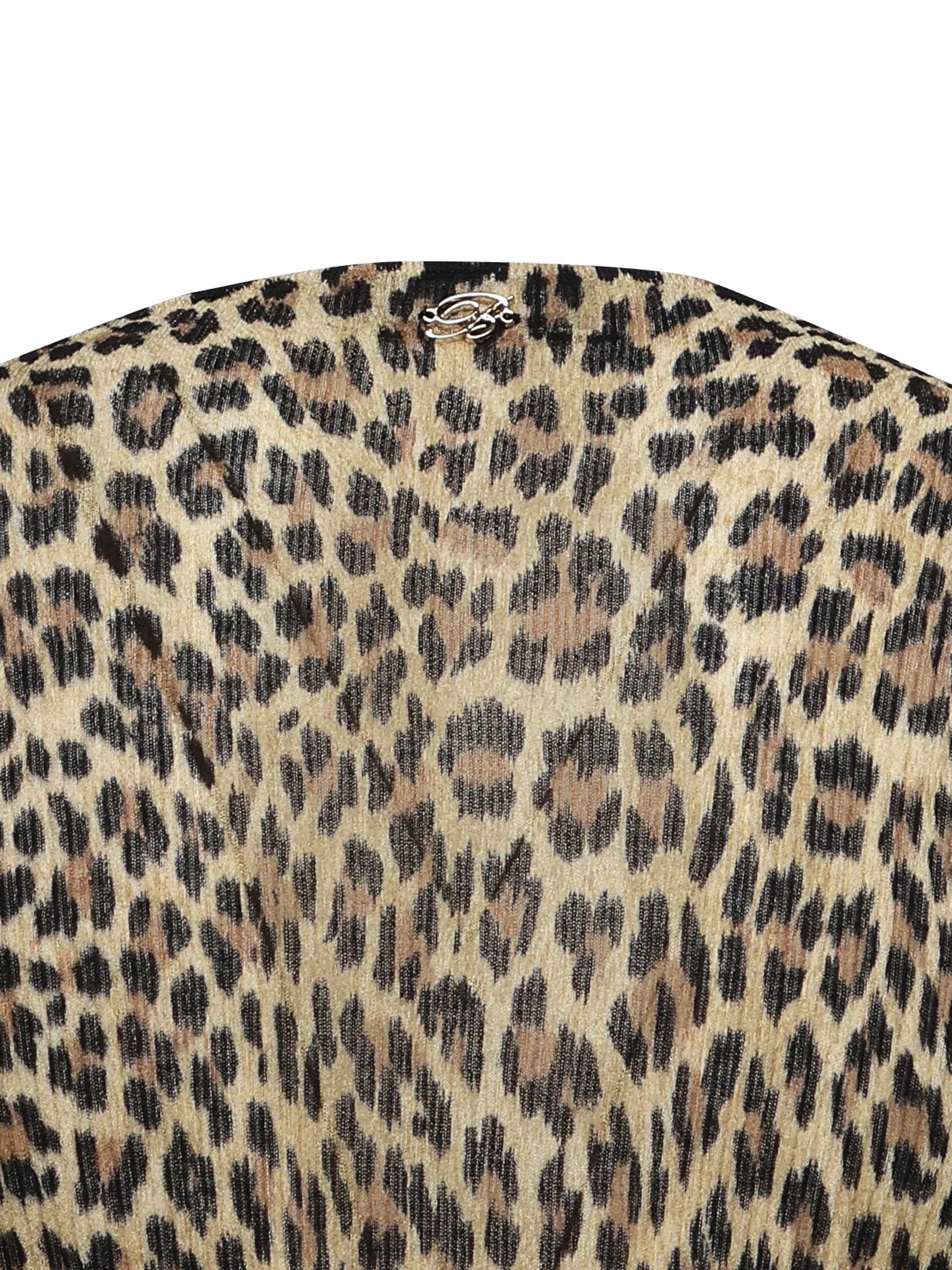 Abito midi con stampa leopard 2A582A M8159 BLUMARINE 