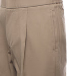 Pantaloni in cotone con pinces PT005V2 BEI BONSAI 