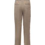 Pantaloni in cotone con pinces PT005V2 BEI BONSAI 