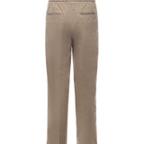 Pantaloni in cotone con pinces PT005V2 BEI BONSAI 