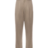 Pantaloni in cotone con pinces PT005V2 BEI BONSAI 