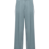 Pantaloni super loose con pinces PT016V1 BLU BONSAI 
