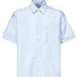 Camicia check in cotone SH002002 BLU BONSAI 