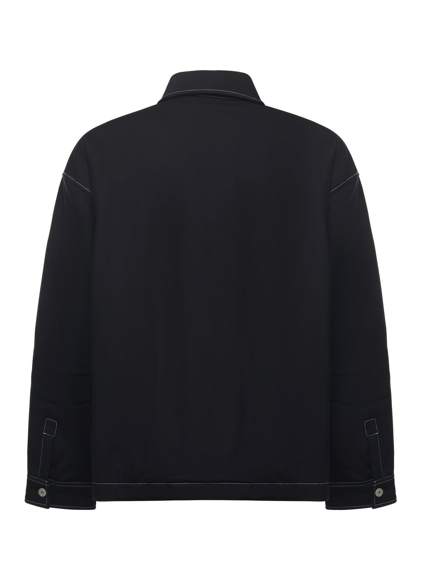Overshirt con tasca sul petto SH003002 BLK BONSAI 