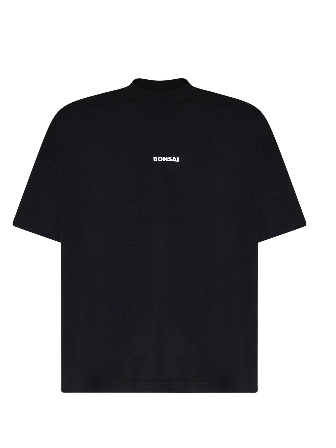 T-shirt con logo TS001001 BLK BONSAI 