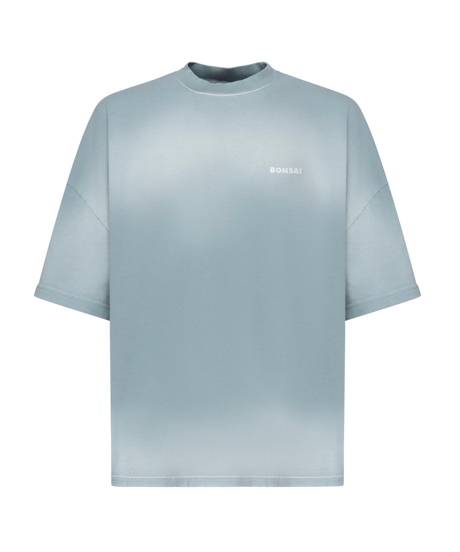 T-shirt spray con logo TS003001 BLUWHT BONSAI 