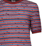 T-Shirt a righe in cotone 811528 V4WU04510 BOTTEGA VENETA 