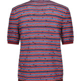 T-Shirt a righe in cotone 811528 V4WU04510 BOTTEGA VENETA 