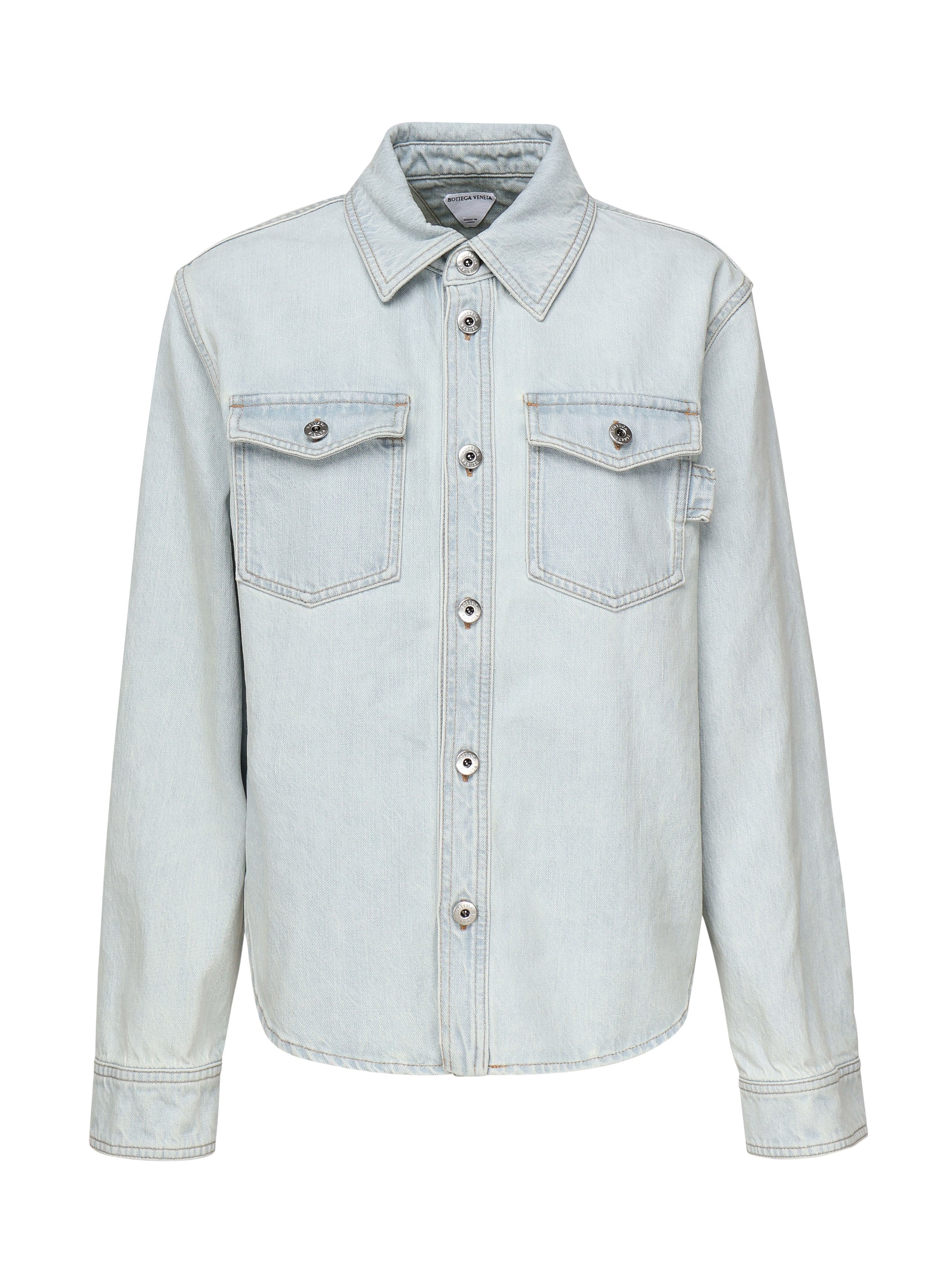 Camicia in denim Extra Bleach 813498 V4ZR04132 BOTTEGA VENETA 