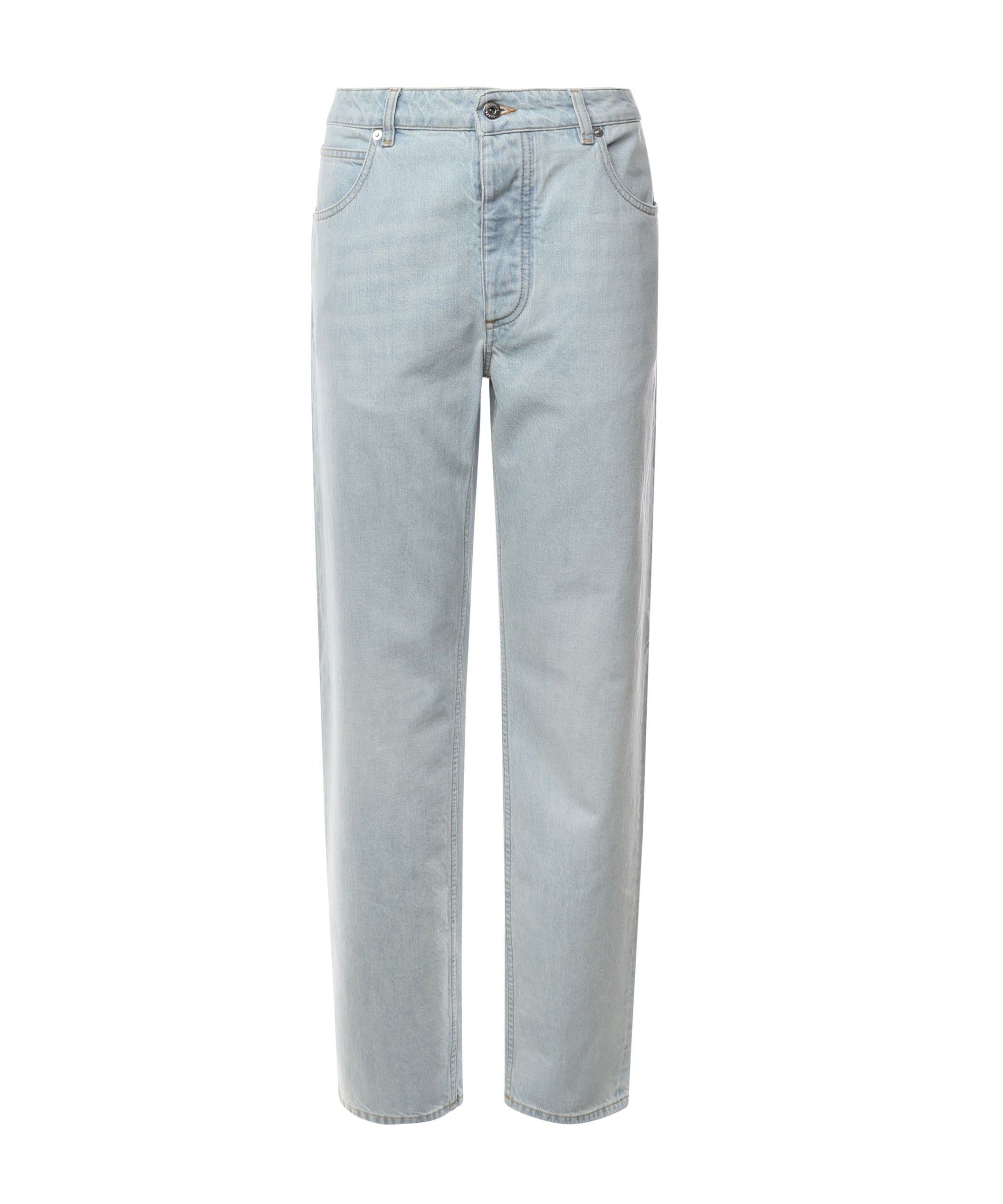 Jeans a gamba dritta in denim 813503 V4ZR04132 BOTTEGA VENETA 