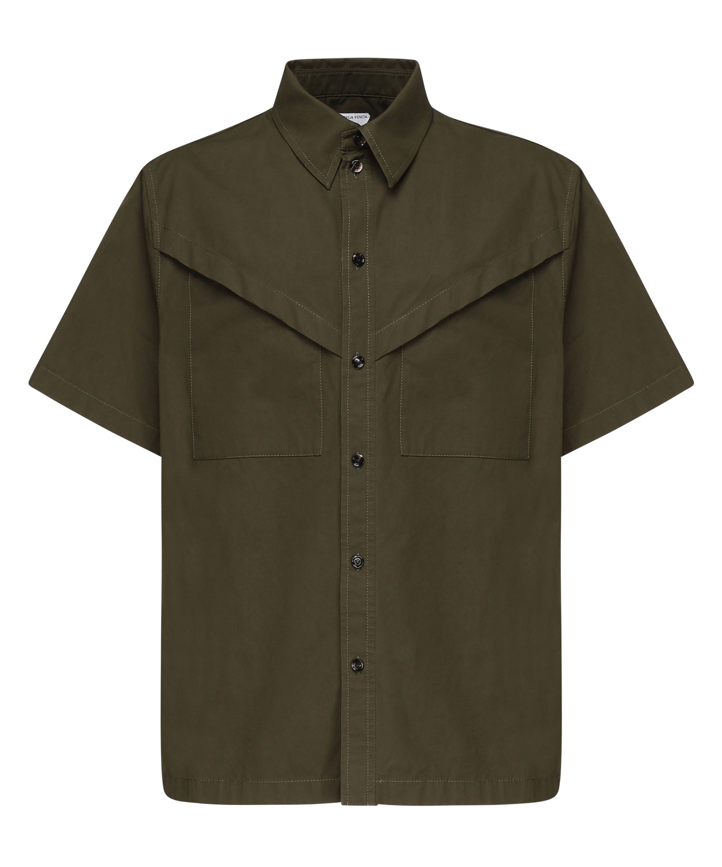 Camicia in twill di cotone leggero 816765 V4CS03359 BOTTEGA VENETA 