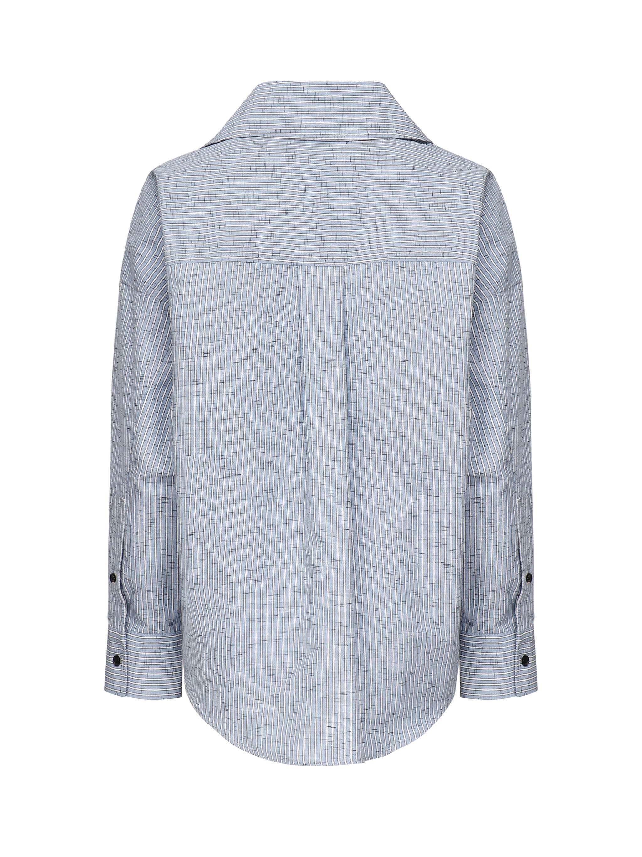 Camicia a righe in cotone e lino 819968 V5CW04028 BOTTEGA VENETA 