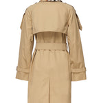 Trench corto con collo Check<BR/> 8094940 B8626 BURBERRY 