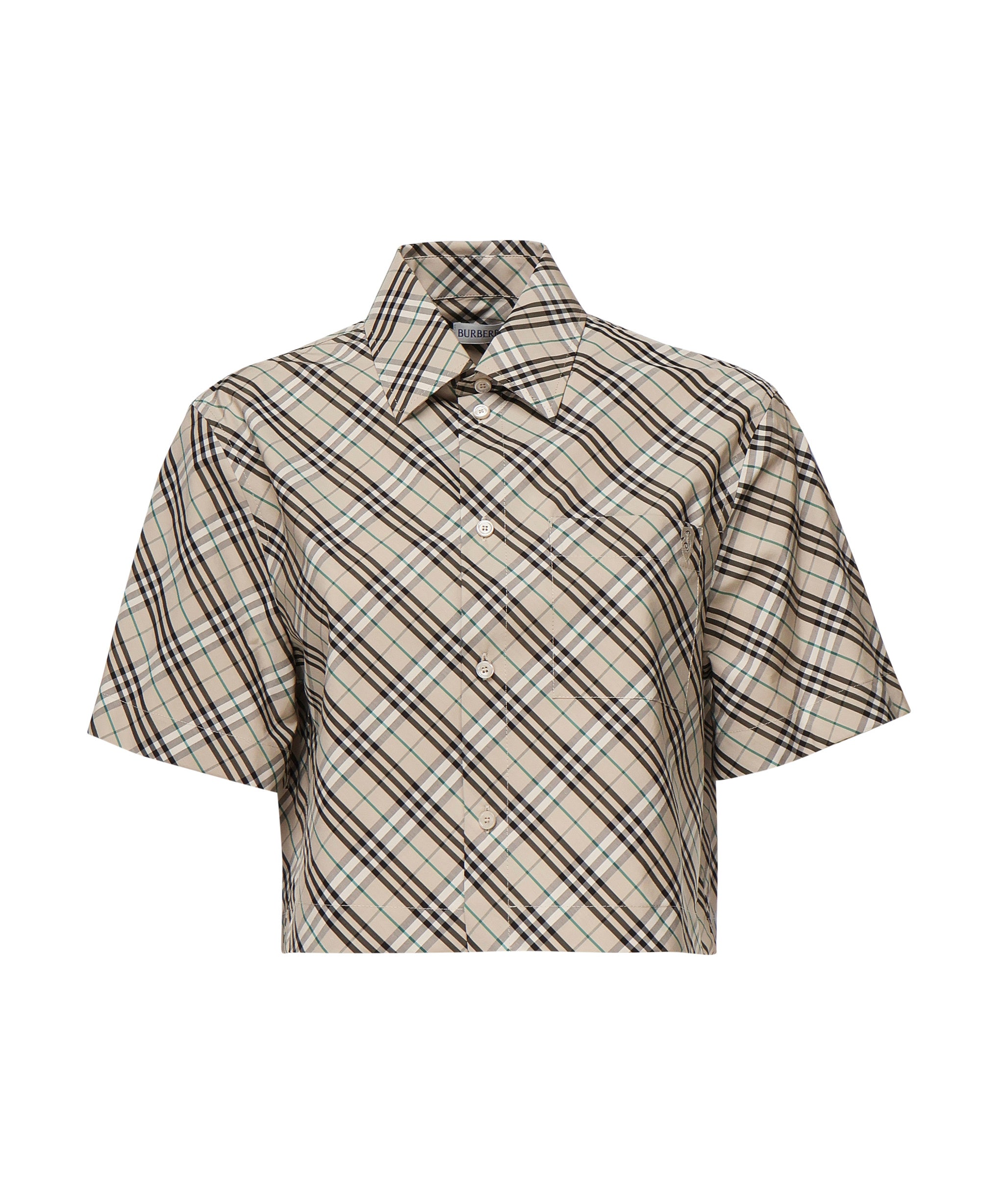 Camicia cropped Check 8101121 C1849 BURBERRY 