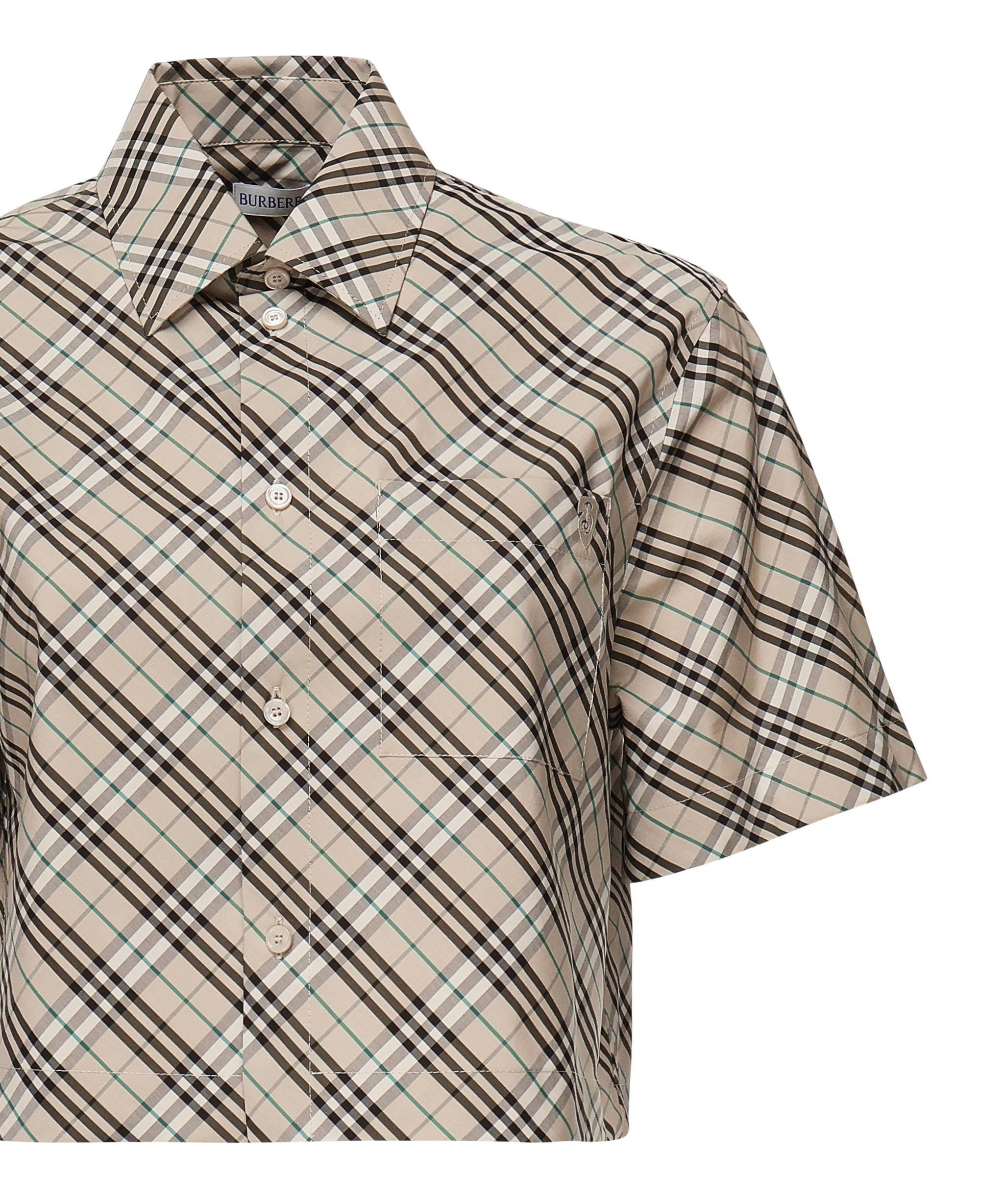 Camicia cropped Check 8101121 C1849 BURBERRY 
