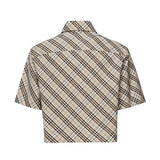 Camicia cropped Check 8101121 C1849 BURBERRY 