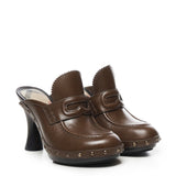 Clog Potter in pelle 8107177 C1173 BURBERRY 