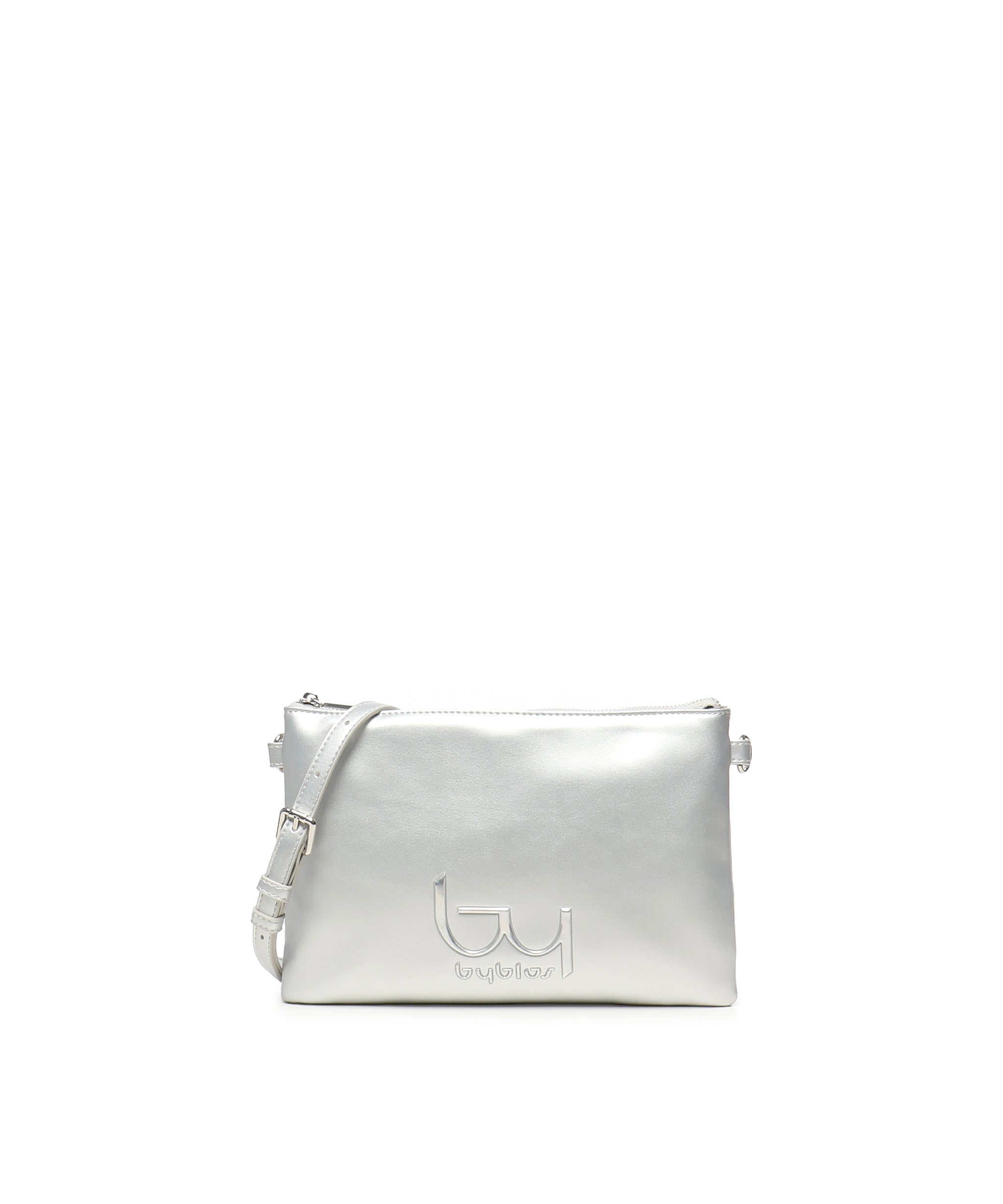 Pochette Chameleon con tracolla<BR/> BYBS32B01 SILVER BY BYBLOS 