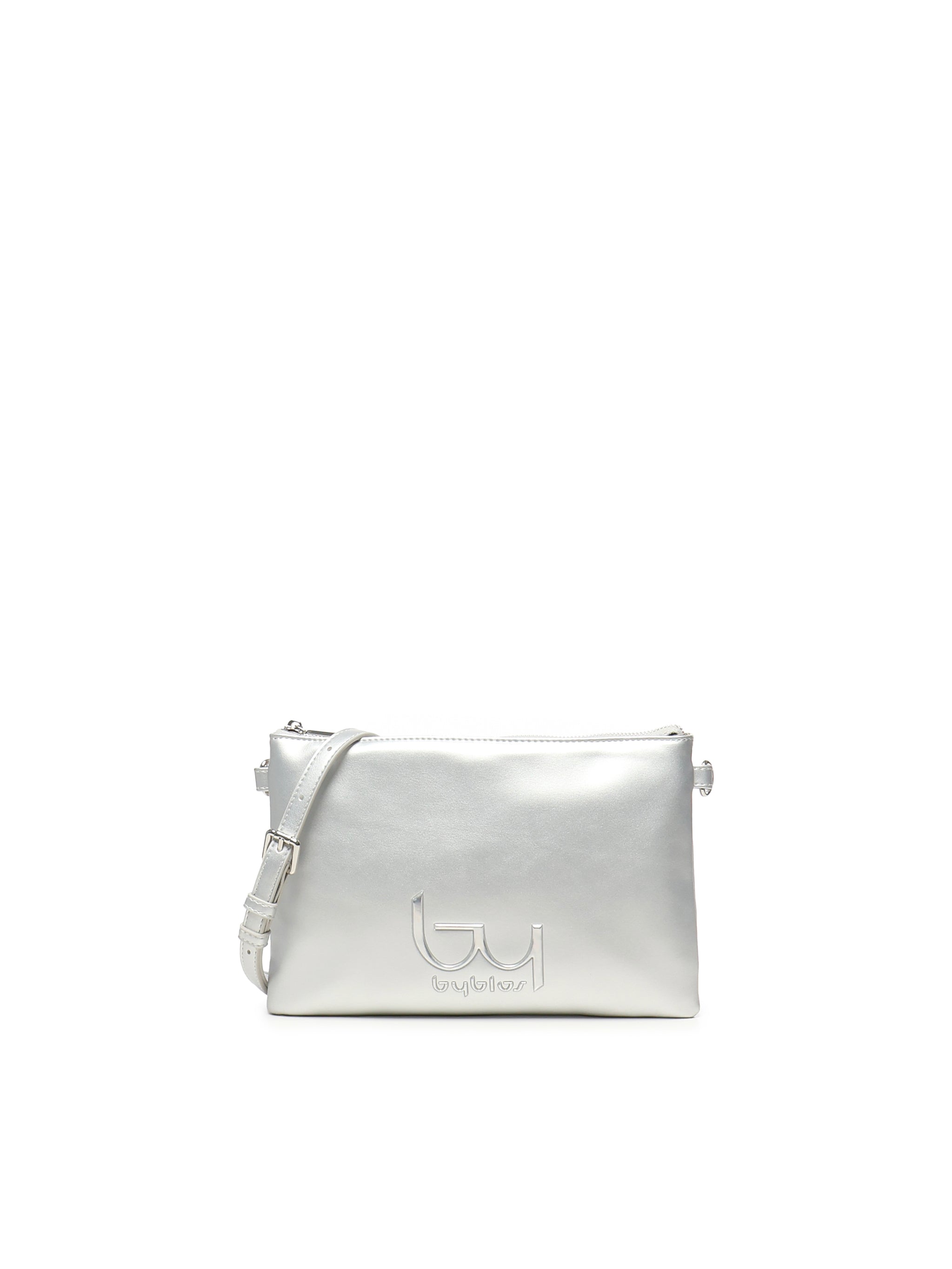 Pochette Chameleon con tracolla<BR/> BYBS32B01 SILVER BY BYBLOS 