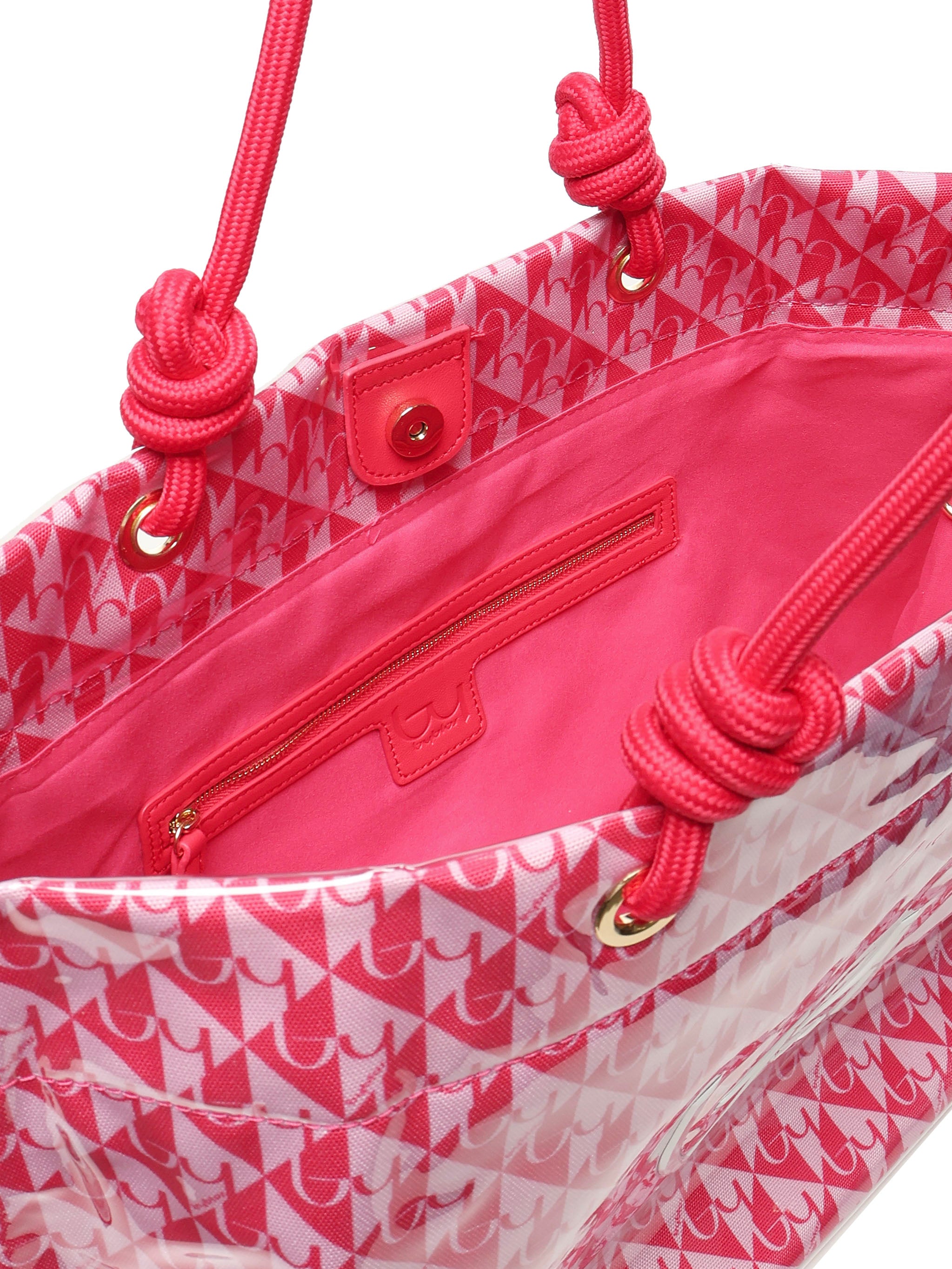 Shopper Aruba in PVC BYBS38A01A RASPBERRY BY BYBLOS 