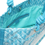 Shopper Aruba in PVC BYBS38A01A TURQUOISE BY BYBLOS 
