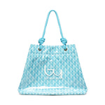 Shopper Aruba in PVC BYBS38A01A TURQUOISE BY BYBLOS 