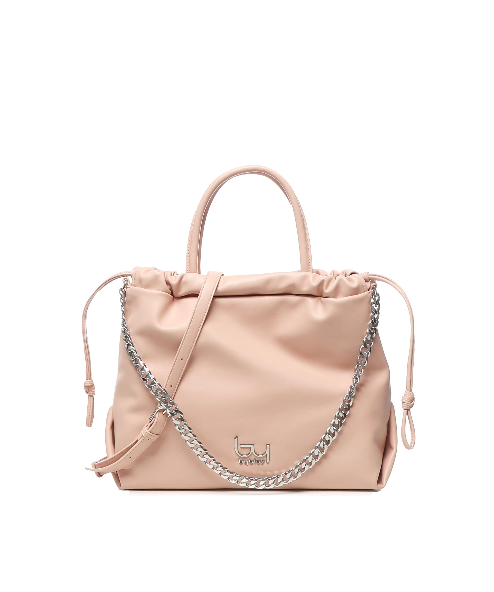 Borsa Gomez con coulisse<BR/> BYBS87A01 POWDER PIN BY BYBLOS 