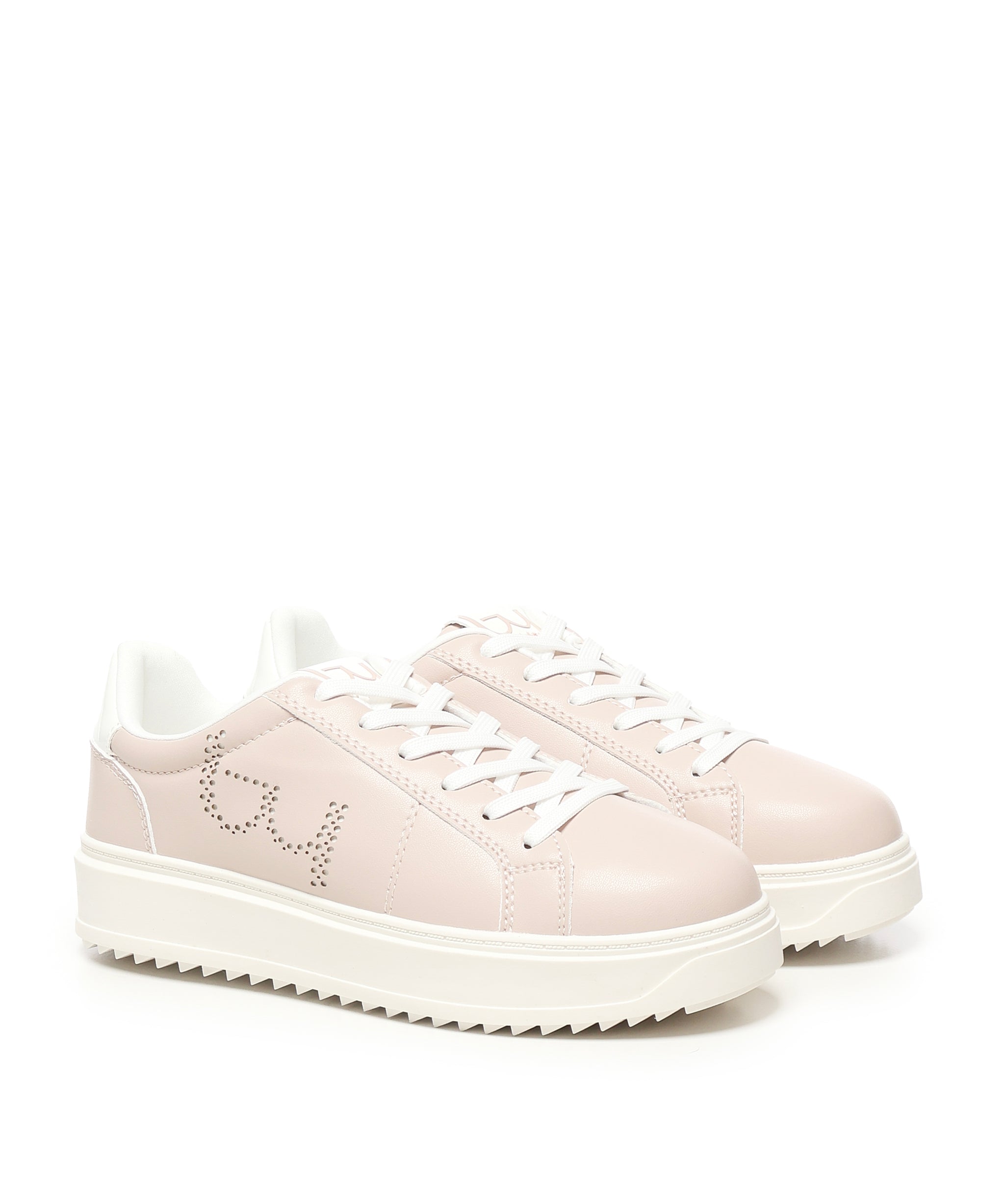 Sneakers Brooklyn con logo BYSC8WO01 NUDO/BIANCO BY BYBLOS 