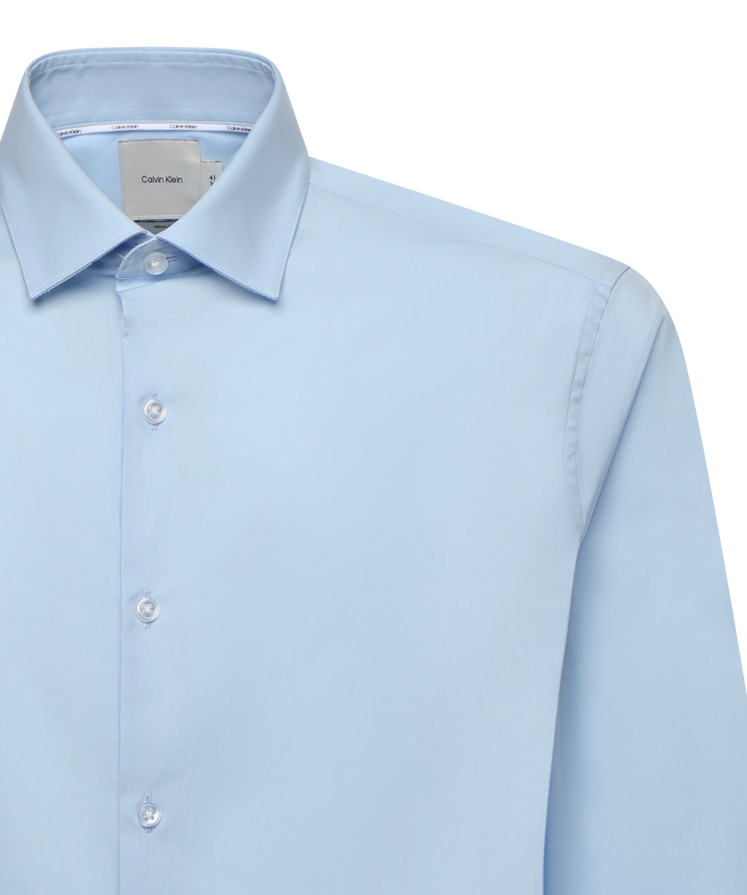 Camicia in popeline elasticizzato LV019EU000 XNU CALVIN KLEIN 