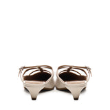 Sabot a listini in pelle di vitello A55182 STONE CARMENS 