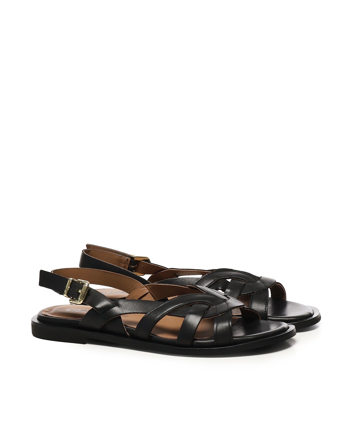 Sandalo Gabietta flat A55193 NERO CARMENS 