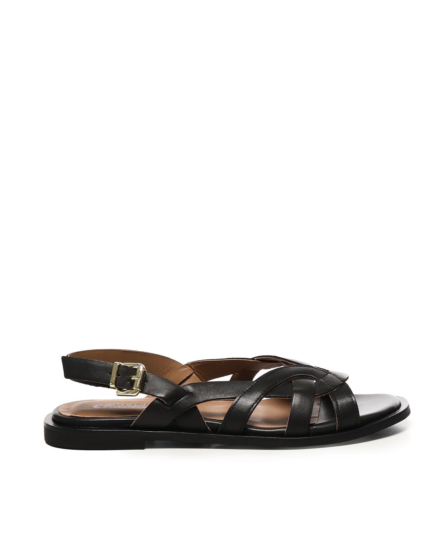 Sandalo Gabietta flat A55193 NERO CARMENS 
