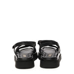 Sandalo flat Thea Twist<BR/><BR/> A55305 NERO CARMENS 