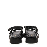 Sandalo flat Thea Twist<BR/><BR/> A55305 NERO CARMENS 
