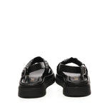 Sandalo flat Thea Tress A55379 NERO CARMENS 