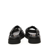 Sandalo flat Thea Tress A55379 NERO CARMENS 