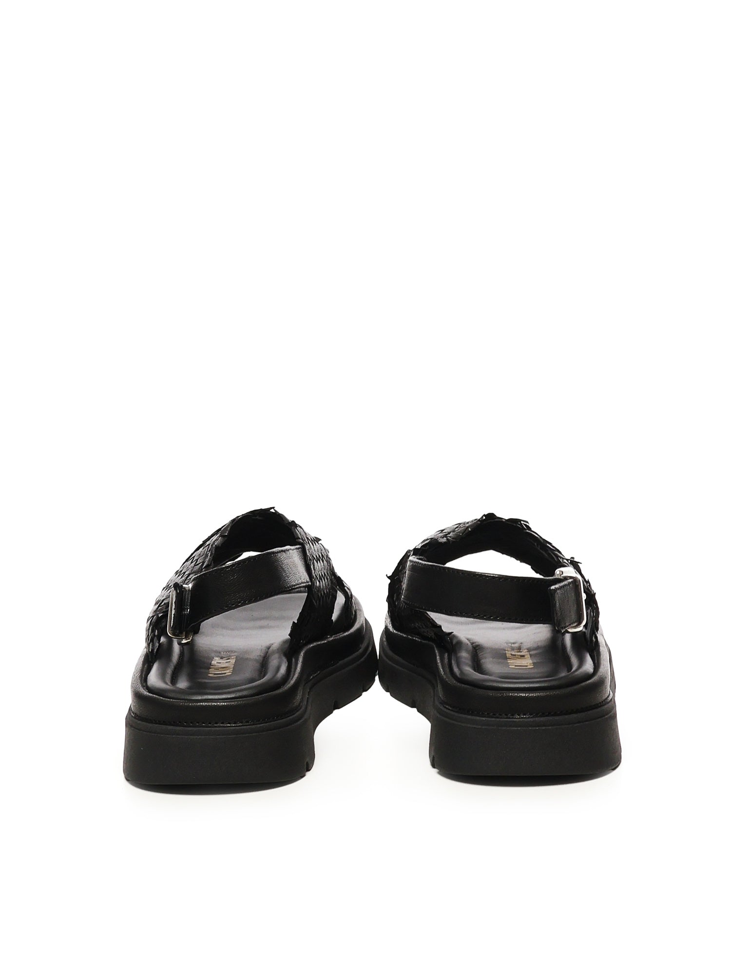 Sandalo flat Thea Tress A55379 NERO CARMENS 