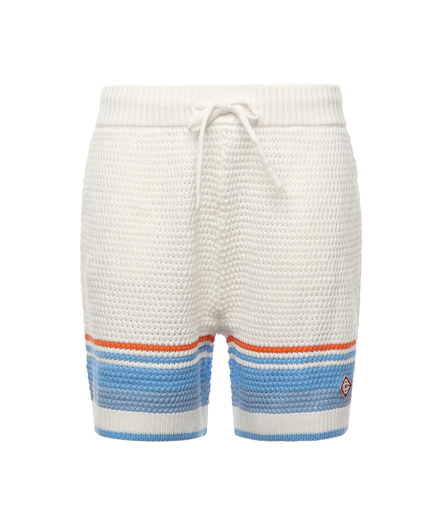 Shorts in crochet di cotone MPF25KW1011 01 CASABLANCA 
