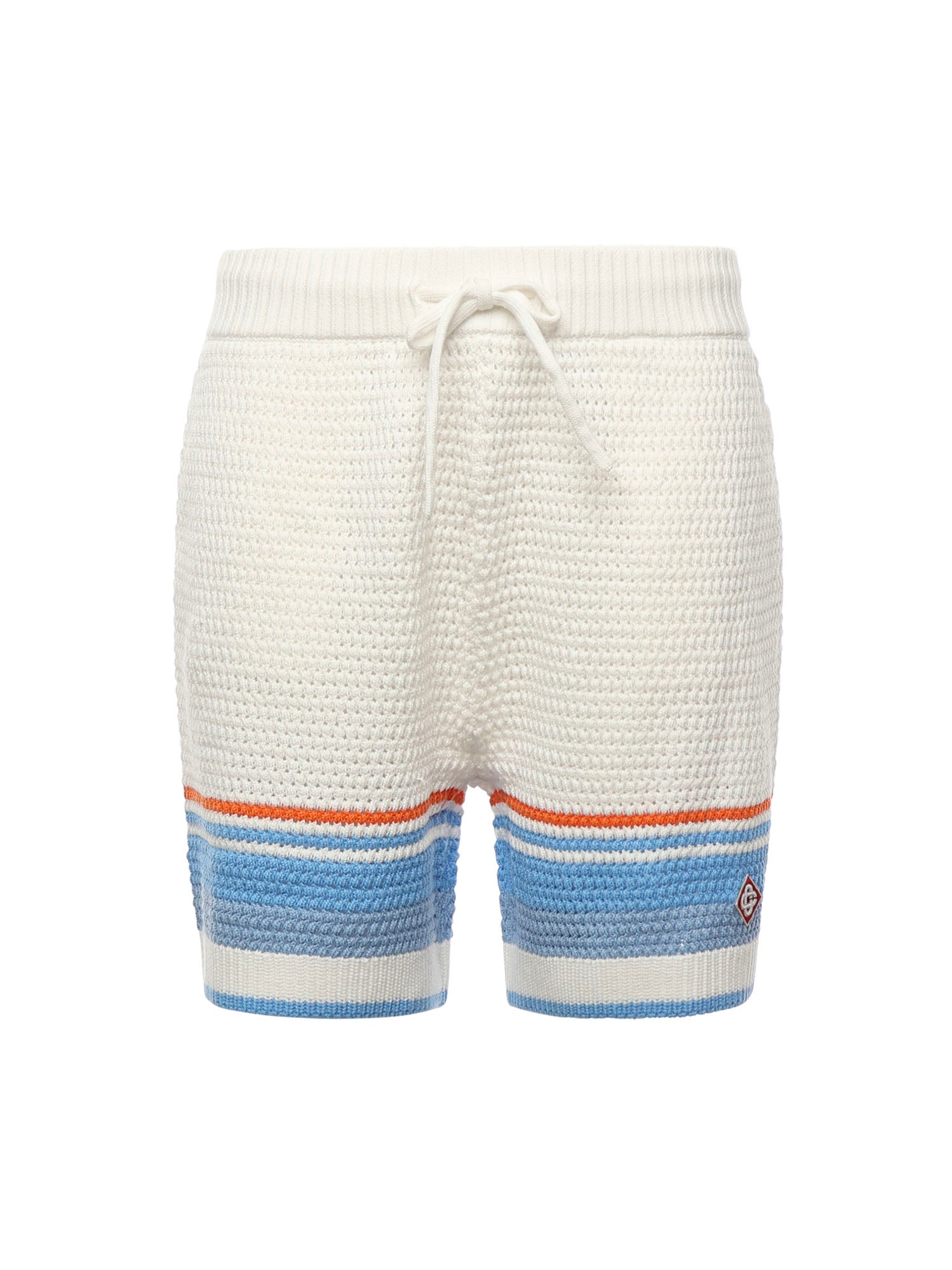 Shorts in crochet di cotone MPF25KW1011 01 CASABLANCA 