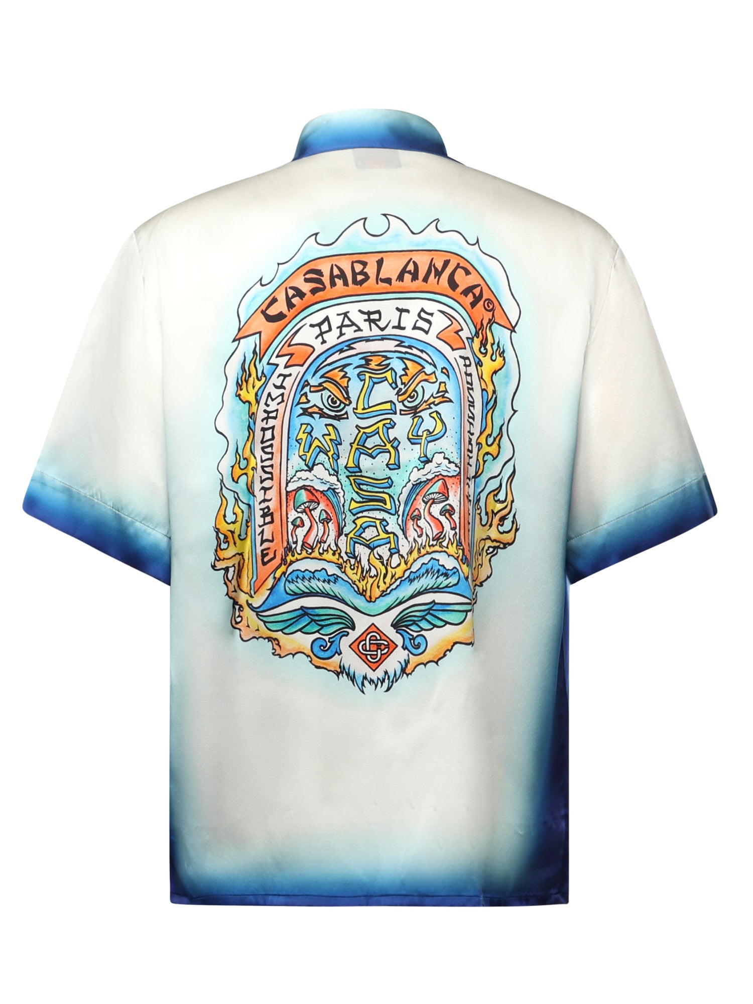 Camicia "Casa Way Skate" in seta UMS25SH03 03 CASABLANCA 