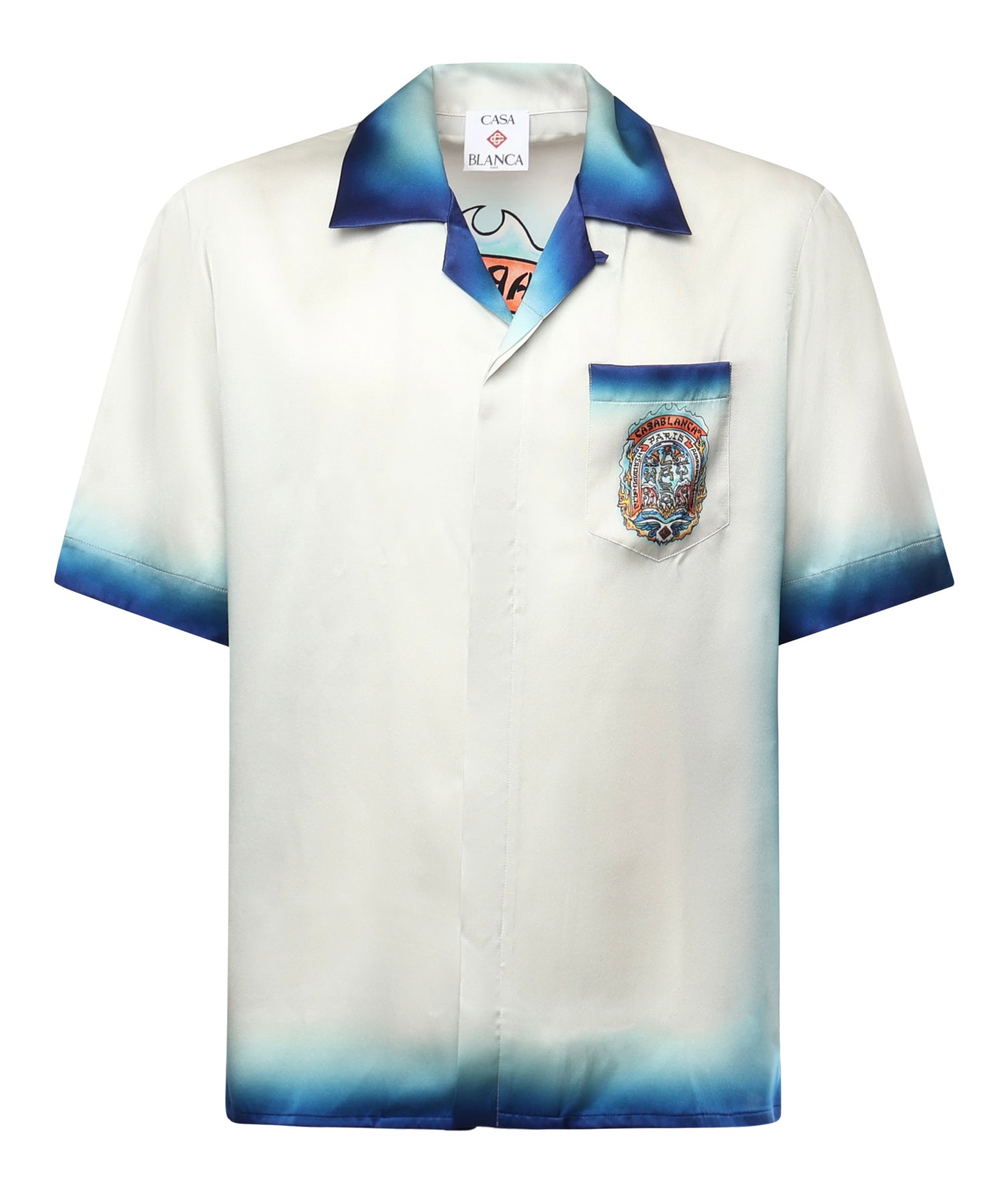Camicia "Casa Way Skate" in seta UMS25SH03 03 CASABLANCA 